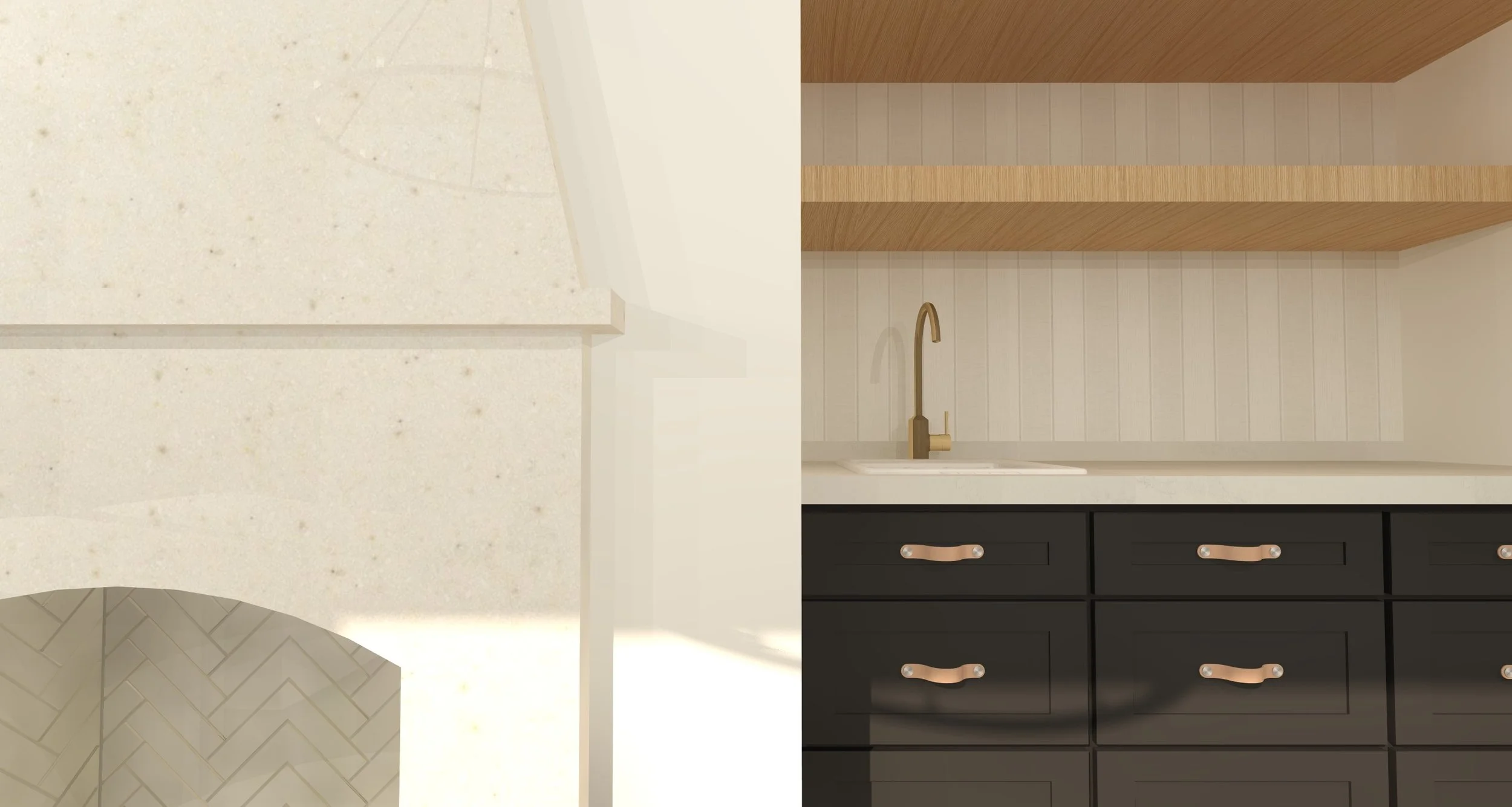 Casita Fireplace - Option 1