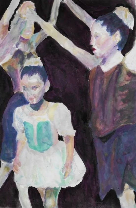 Ballet Recital (2022)
10" x 8"
Gouache on Paper 