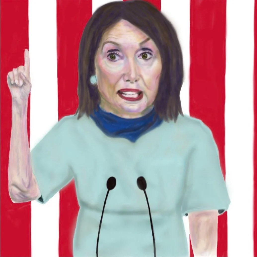 Nancy Pelosi for Slate Magazine (2020)
Digital Painting