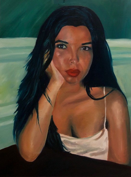 Lola (2021)
18" x 14"
Oil Paint on Wood