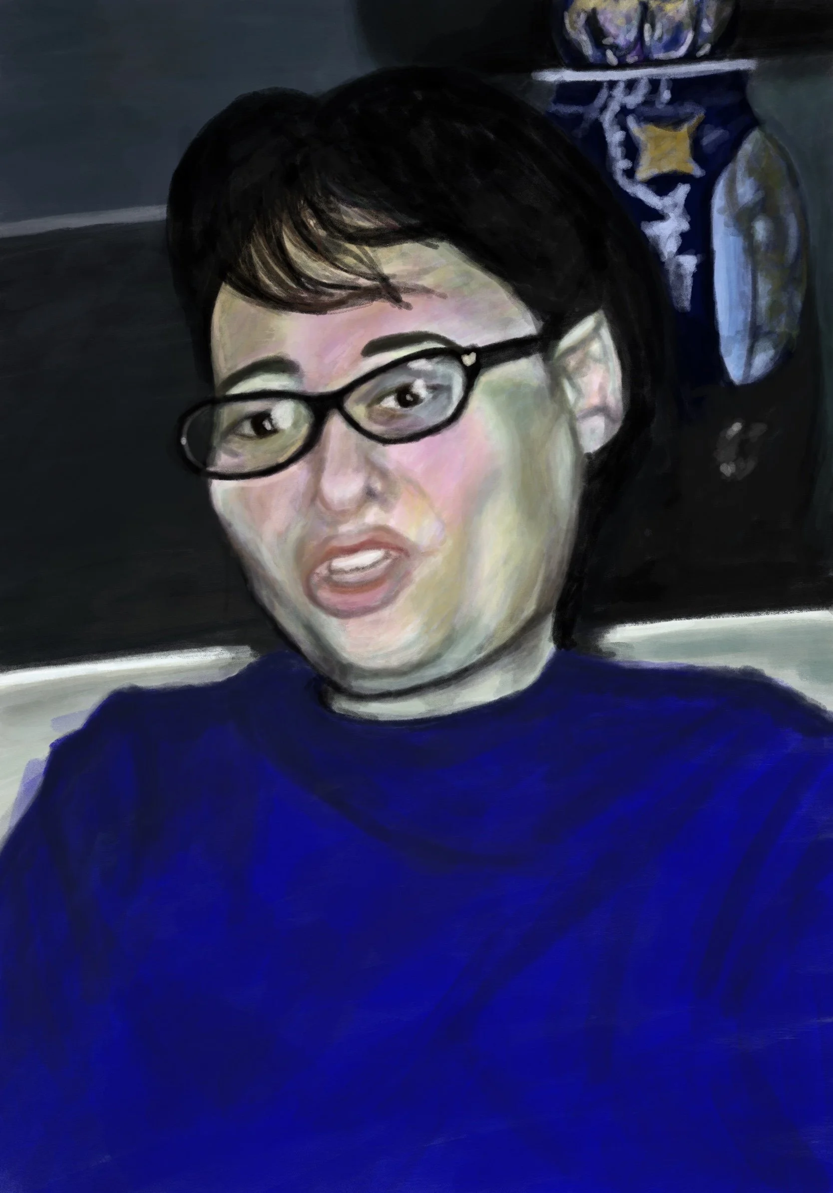 Narrator (2024) 
Digital Painting 