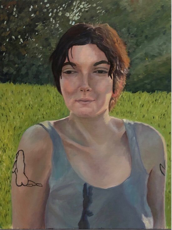 Camille (2021) 
18" x 14"
Oil Paint on Wood 