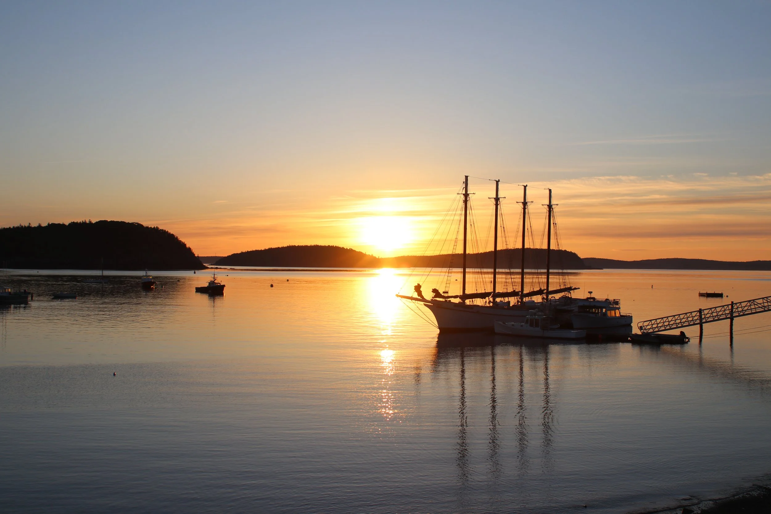 Sunrise in Bar Harbor, Maine