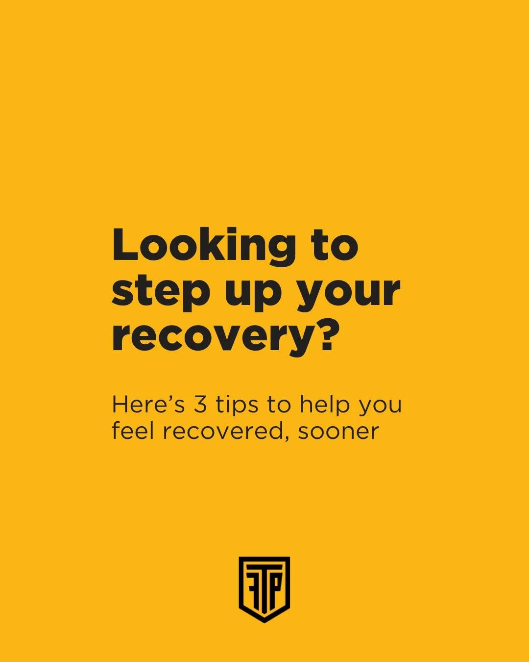 A lot of people spend so much time focusing on their workouts they forget about the other important aspect of their fitness:

Recovery.

Your fitness progress doesn&rsquo;t just depend on your workouts&mdash;it also depends on how well you recover fr