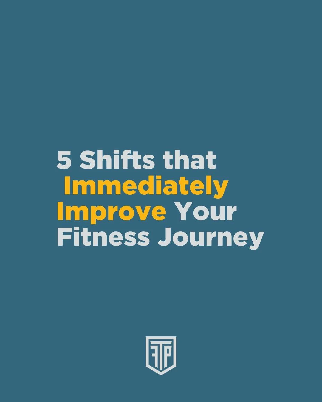 A lot of times the thing preventing people from being consistent in their health and fitness is having the right mindset.

There are lots of different mindset shifts that I believe can help people in being as consistent as they want to be, but these 