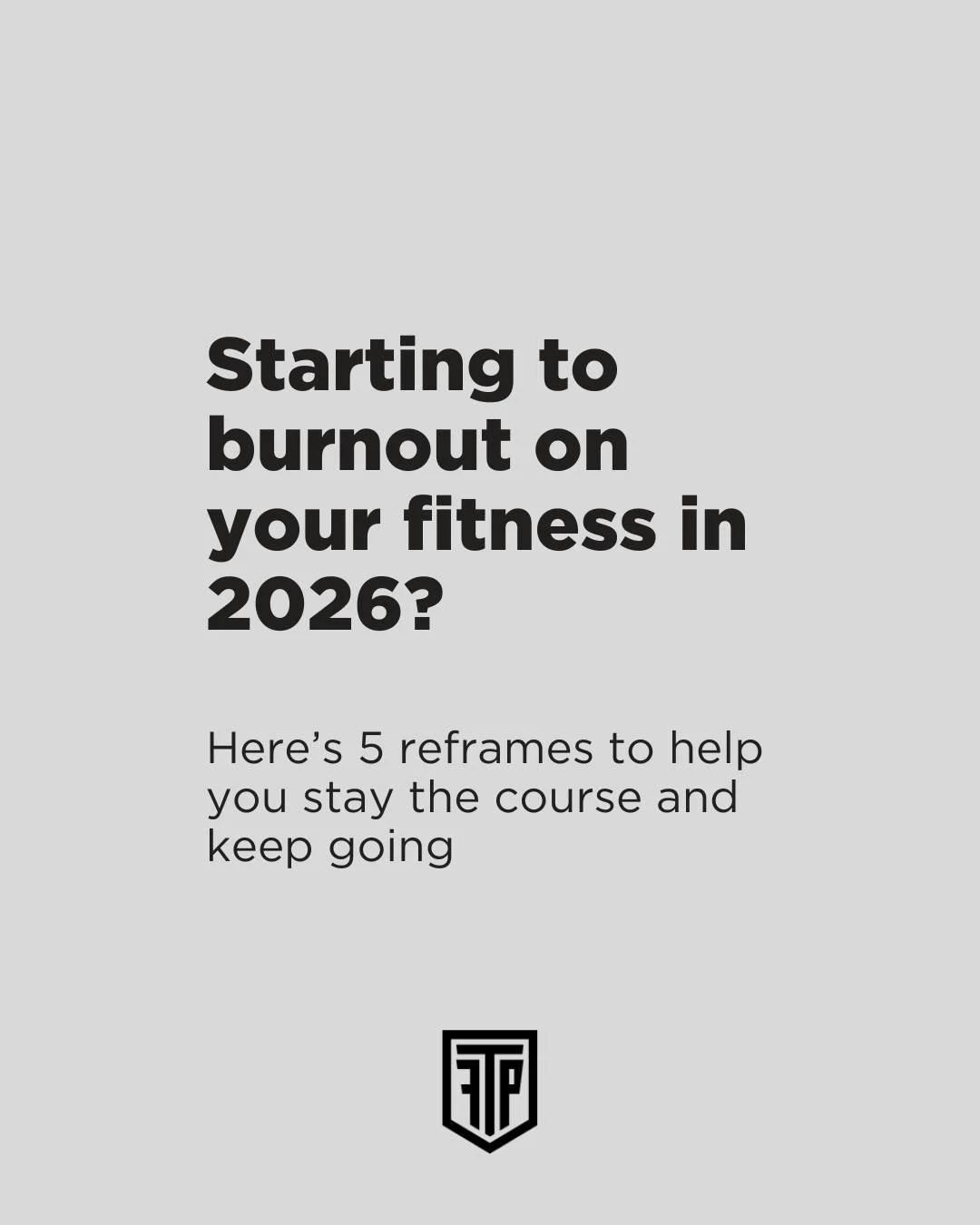 It's crazy that we're almost done with the first month of 2026 🤯

How do you feel like you're doing on your health and fitness so far? It's around this time that many start to feel their motivation from their New Years fitness resolutions begin to w