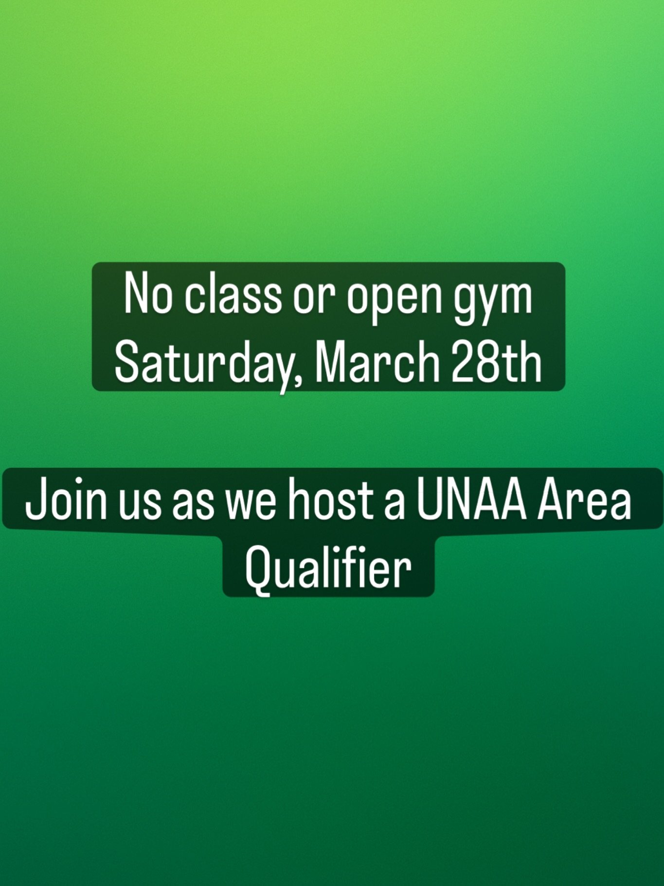 Join us Saturday for our UNAA Area Qualifier 
Sign up via Ninja Master

#unaa #ninja #competition #youth #htown