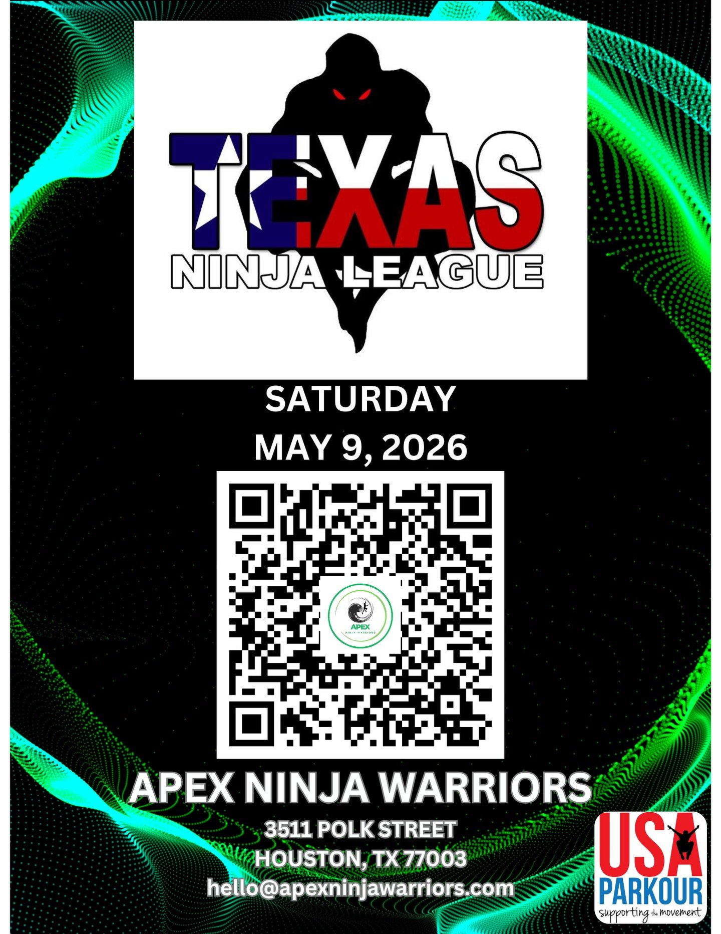 We&rsquo;re excited to host a Texas Ninja League Season 8 Qualifier. Join us on Saturday May 9th. 
Signup link in bio
.
.
.
#texasninjaleague #ninja #youthsports #anw #htown