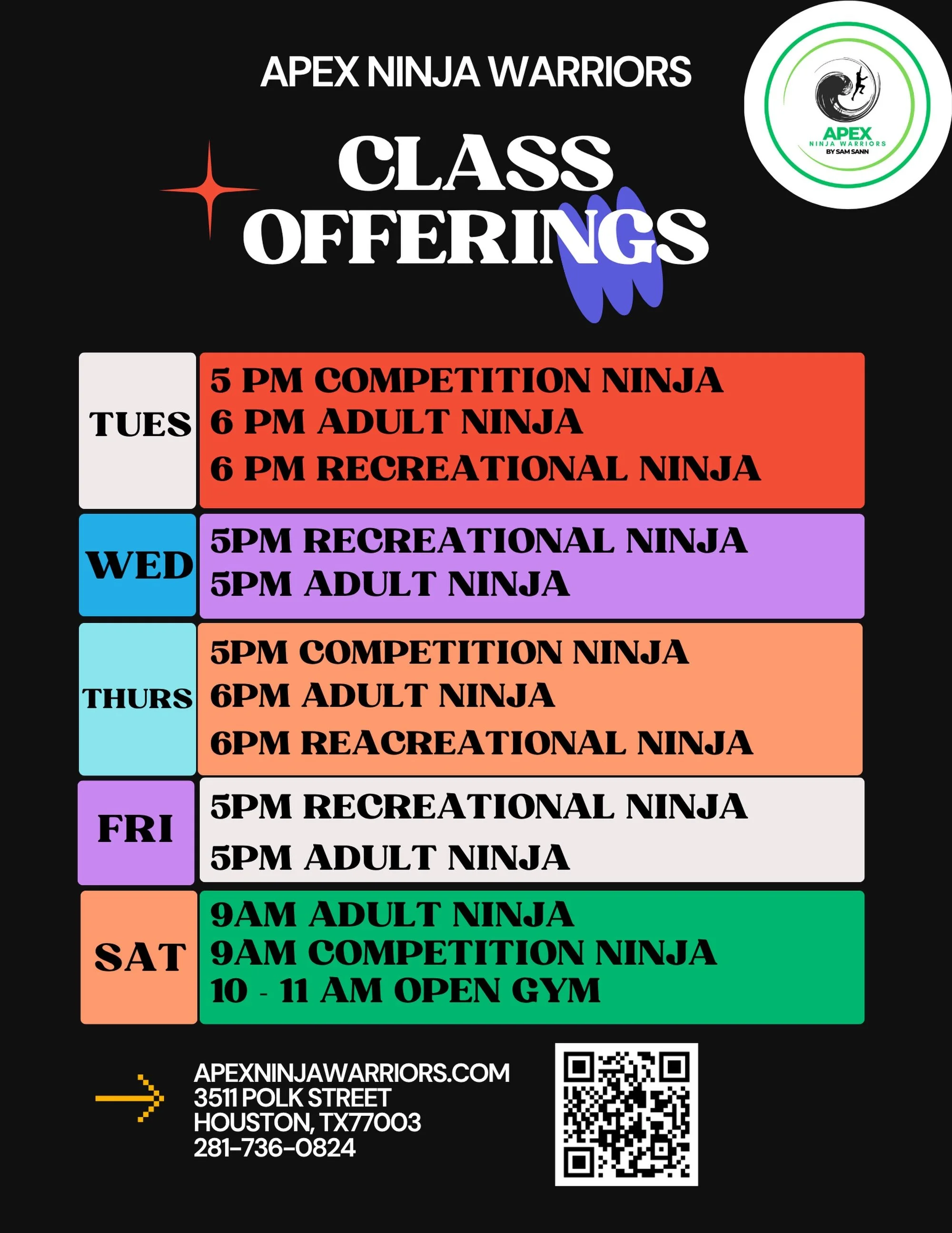 ☀️ Summer just got even better! We&rsquo;ve added NEW classes to our schedule!
Whether you&rsquo;re looking to build strength, learn new skills, stay active, or just have some fun, there&rsquo;s something for everyone.
Check out the updated schedule 