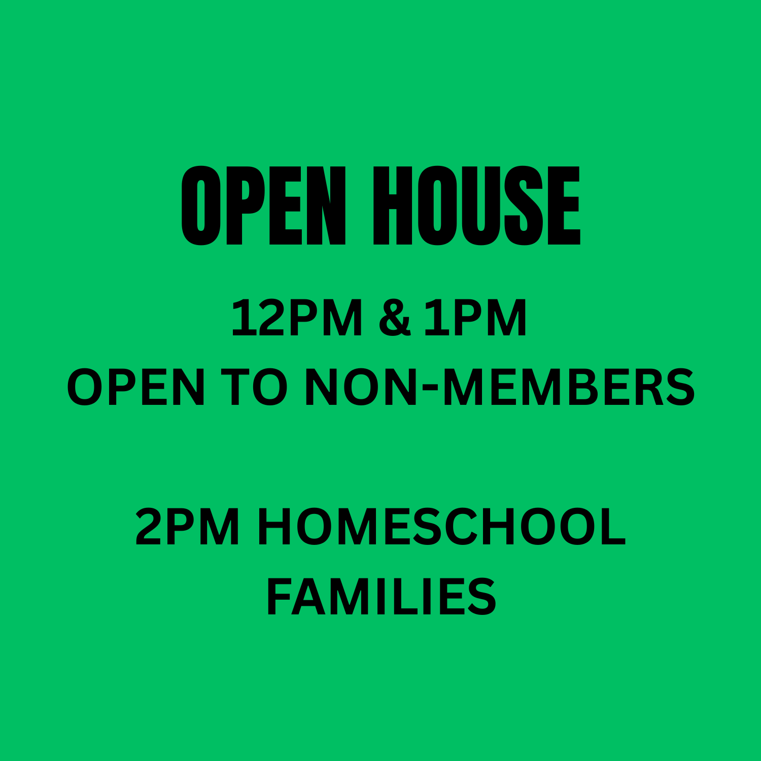 OPEN HOUSE