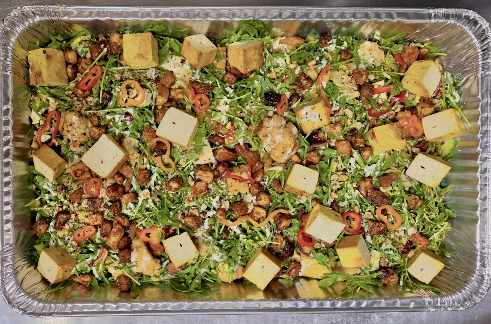 GRILLED CAULIFLOWER SALAD