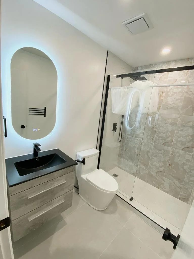 Small bathroom renovation in Toronto