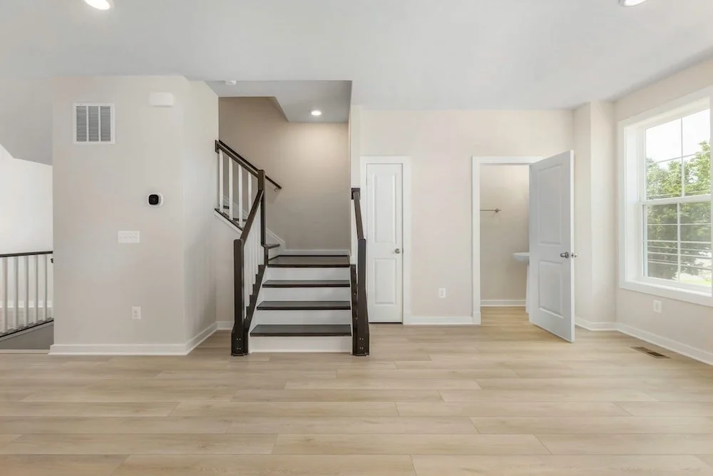 Basement remodeling project in Durham Region, Ontario with updated interior finishes