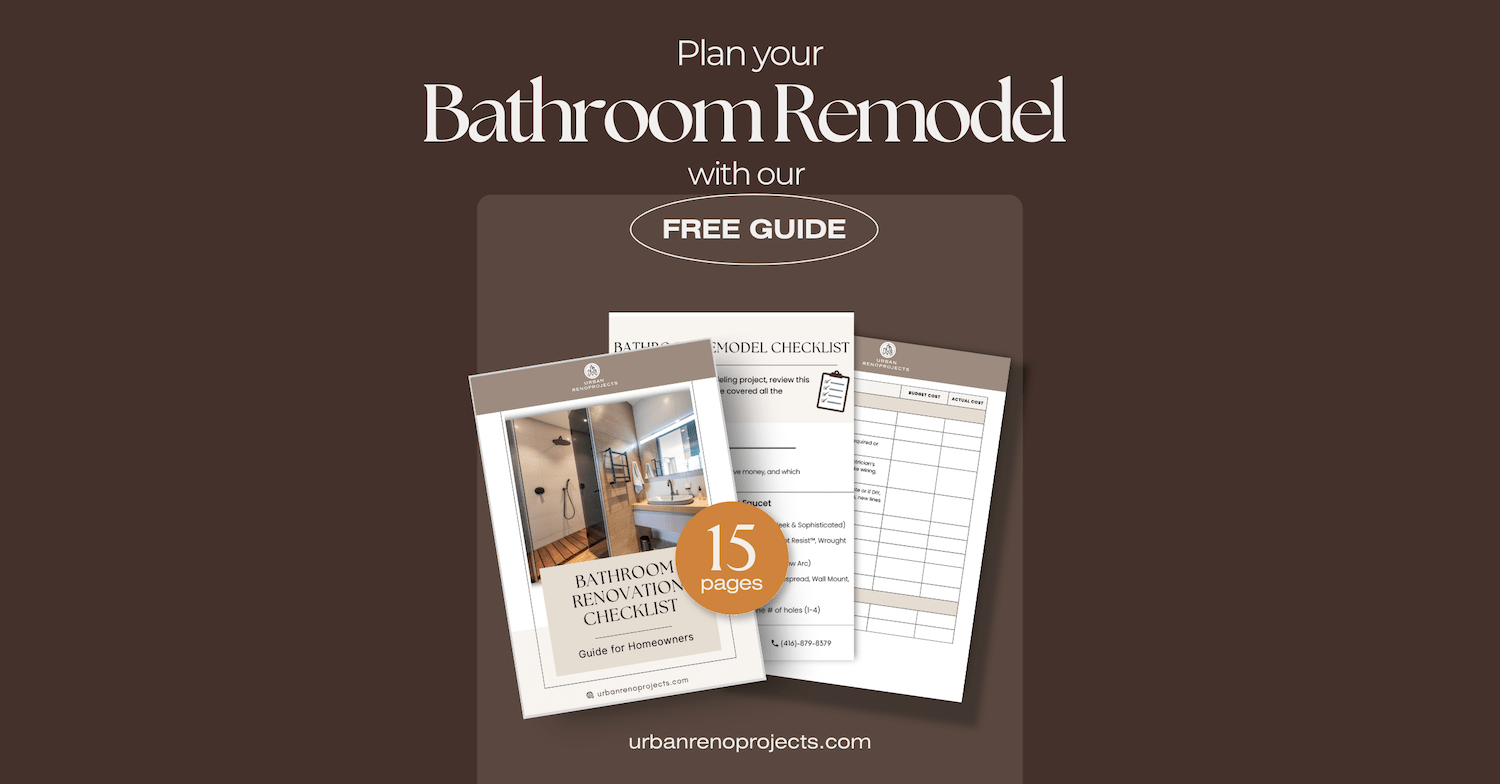 Bathroom reno checklist guide image