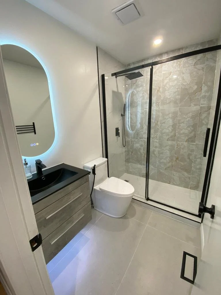 Small bathroom renovation in Toronto