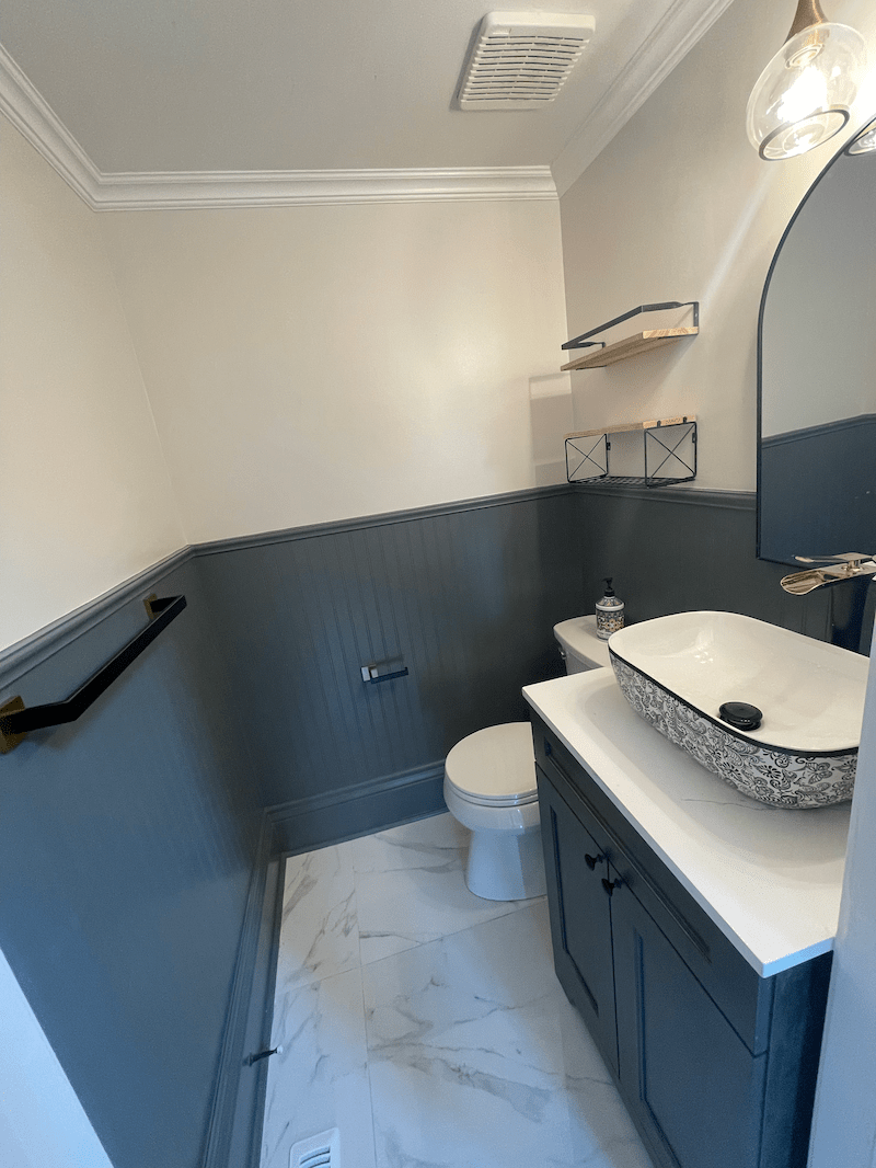 Budget-Friendly half-bath Remodel