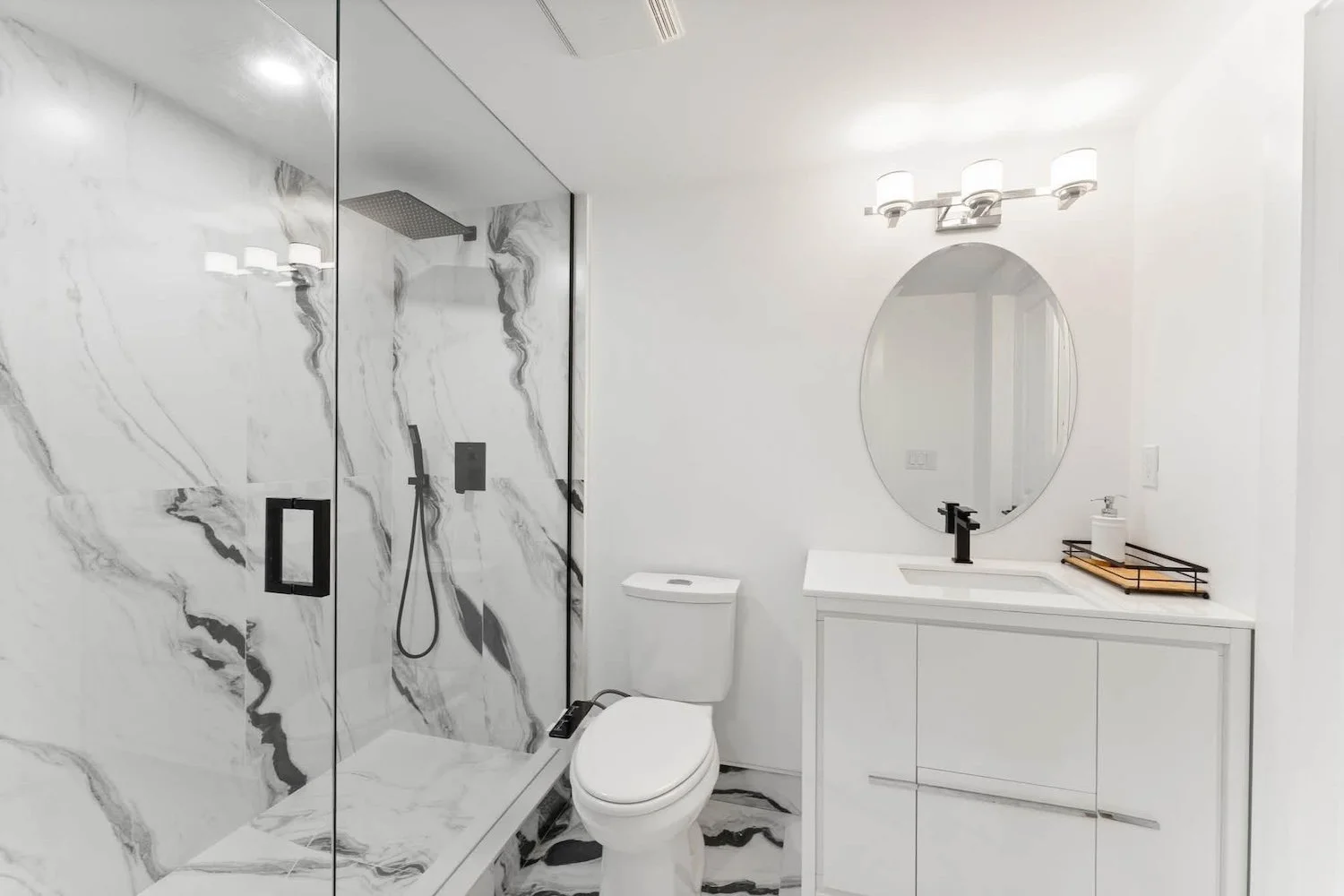 Basement bathroom renovation