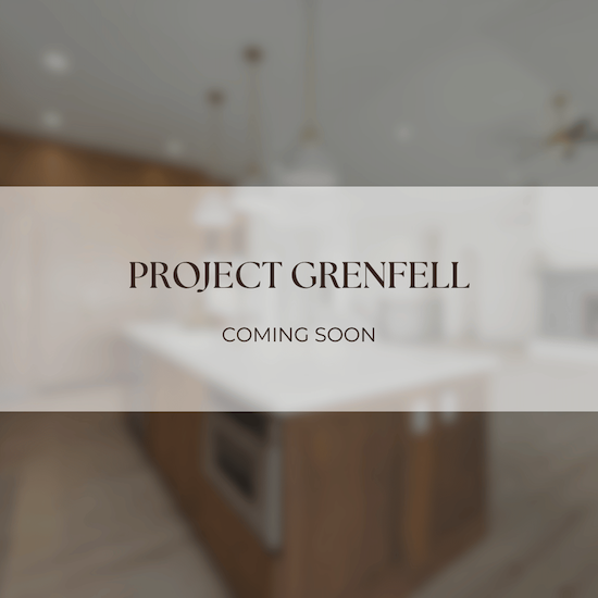 3D conceptual render of an open-concept main floor and kitchen redesign featuring reconfigured layout, modern cabinetry, and integrated island seating in a Whitby design-build renovation project.