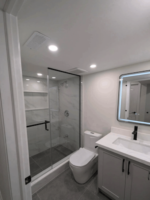 Bathroom renovation in oshawa