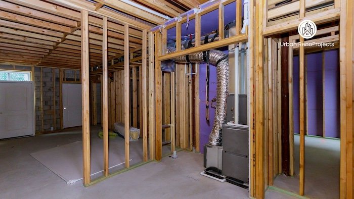 Renovation in progress, licensed trades in Whitby Ontario home