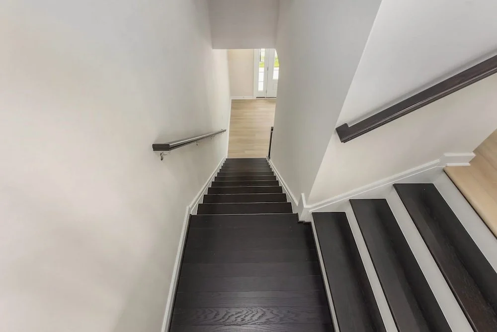 Basement renovation in Durham Region with modern finishes and a comfortable living space