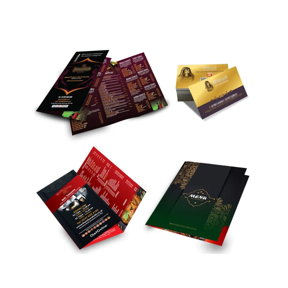 Printed Food Menu