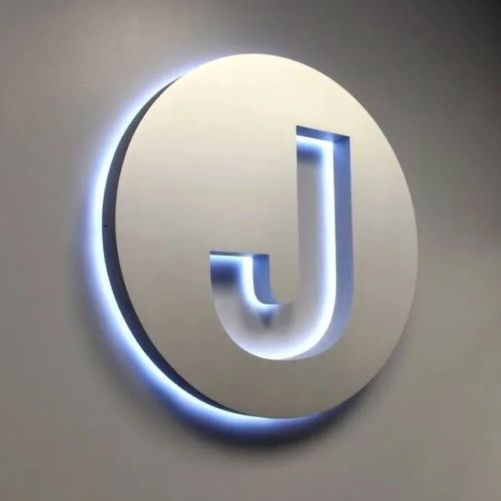 Illuminated Office Sign