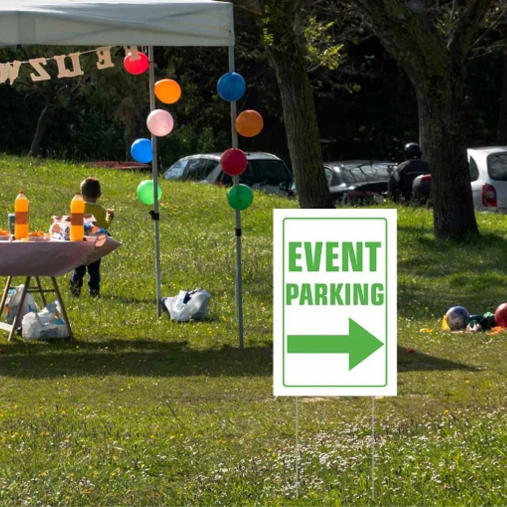 Lawn Directional Sign