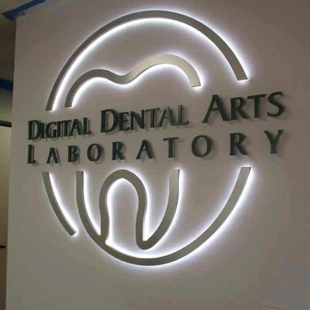 3D Illuminated Lobby Sign