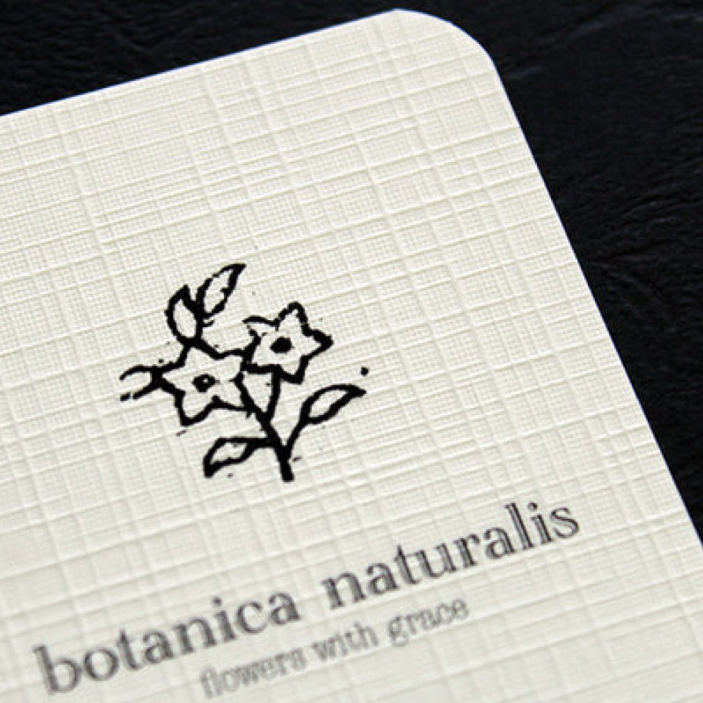 Image of linen business card