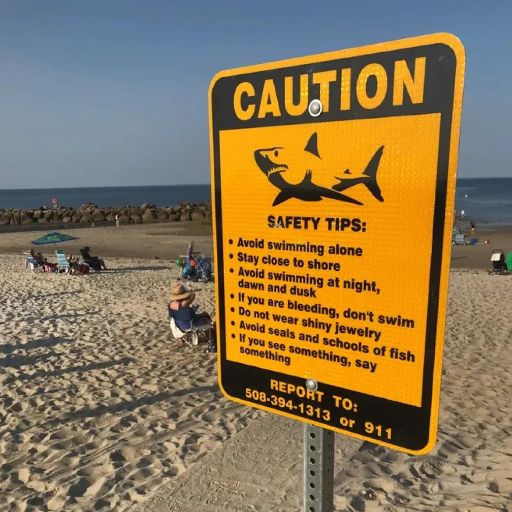 Beach Metal Sign