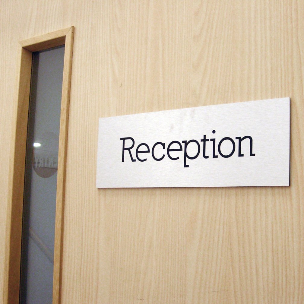 Engraved Aluminum Door Sign