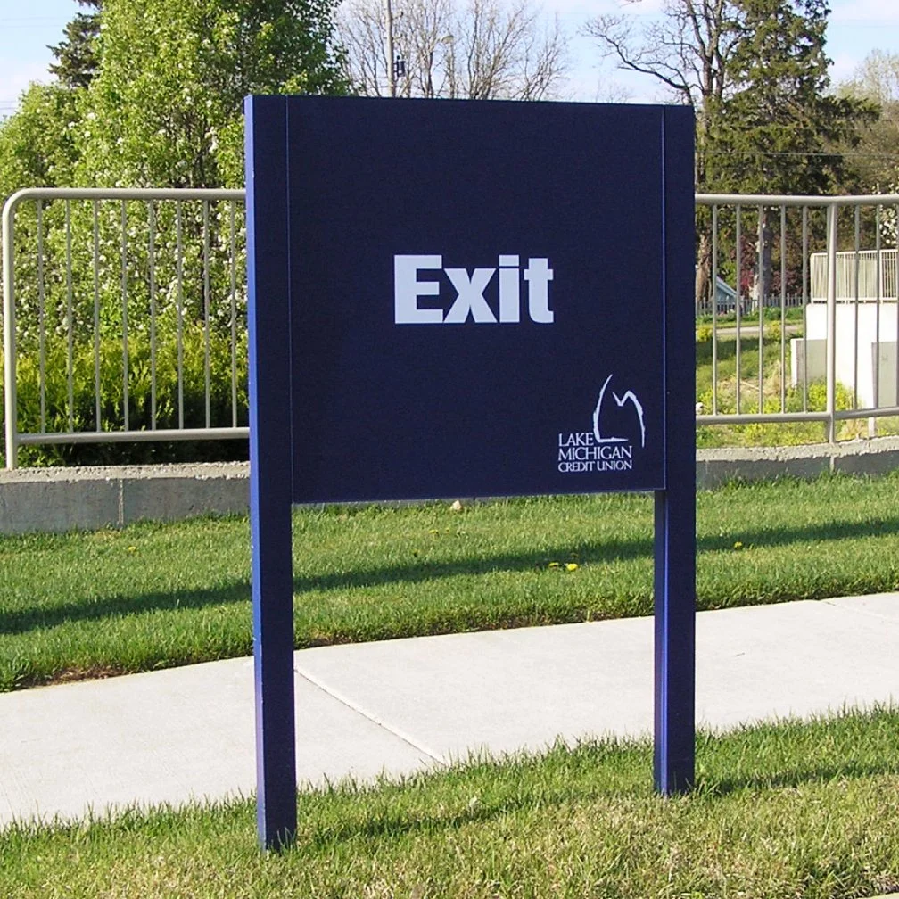 Architectural Post and Panel Sign