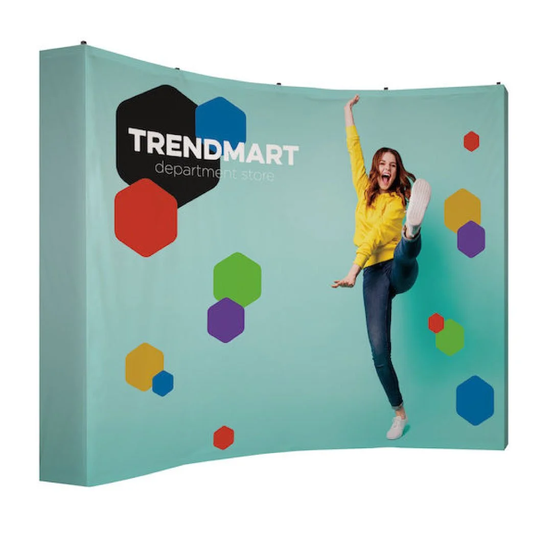 Curved Back Drop