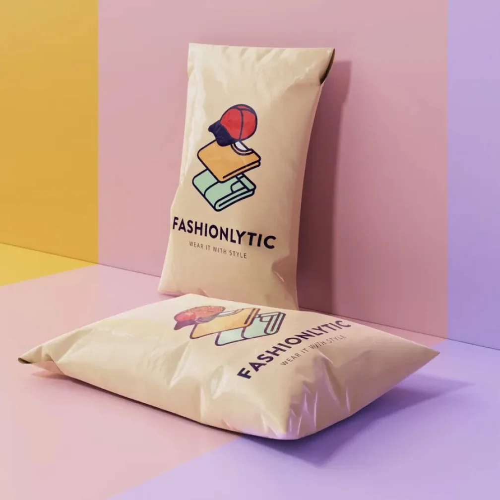 Image of custom printed poly bags