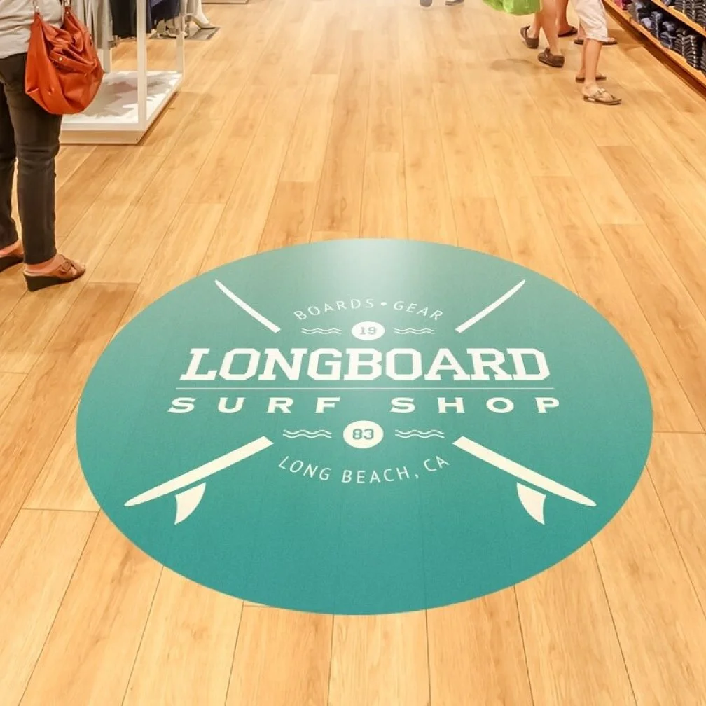 Temporary Floor Graphics 