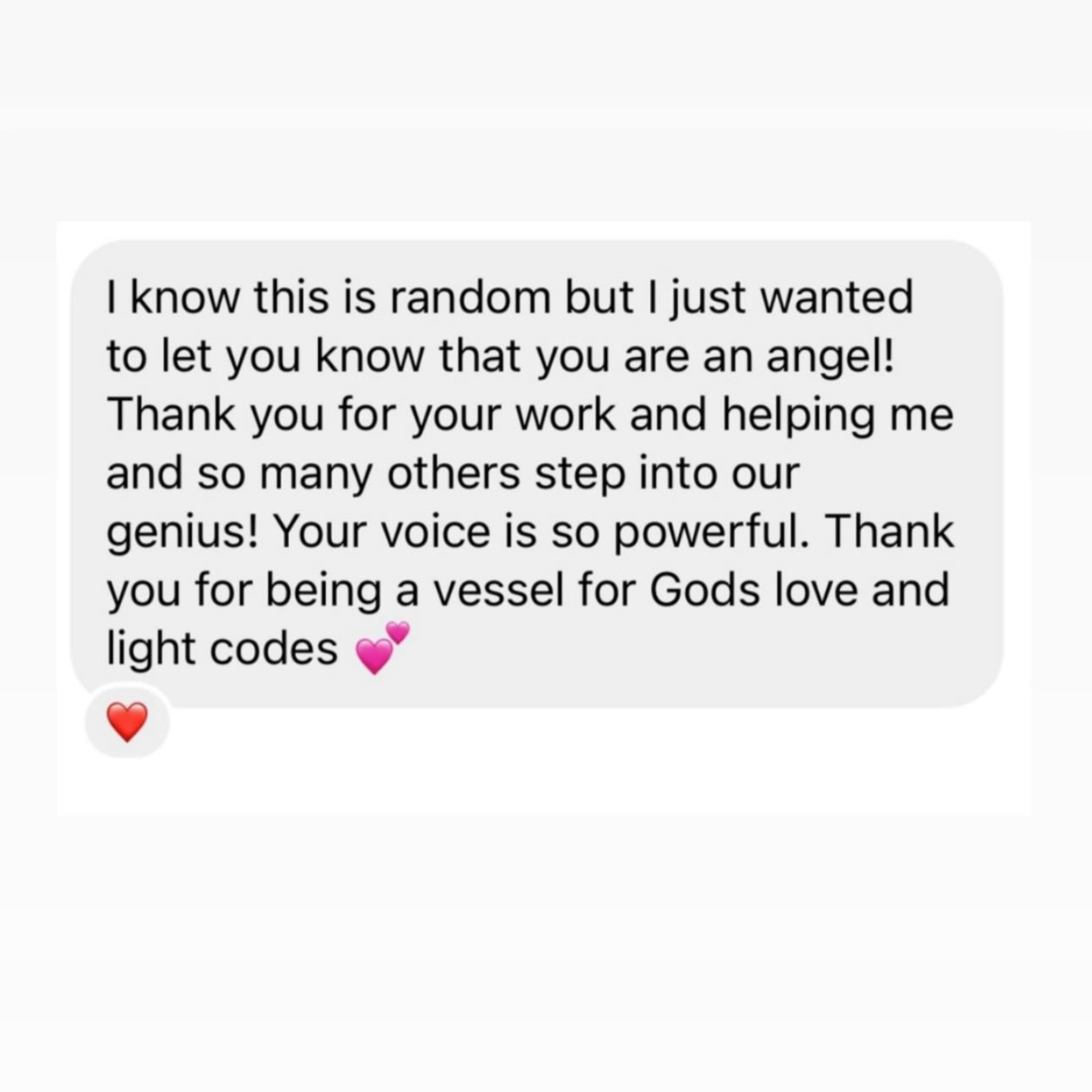 TESTIMONIALS FROM MY COMMUNITY