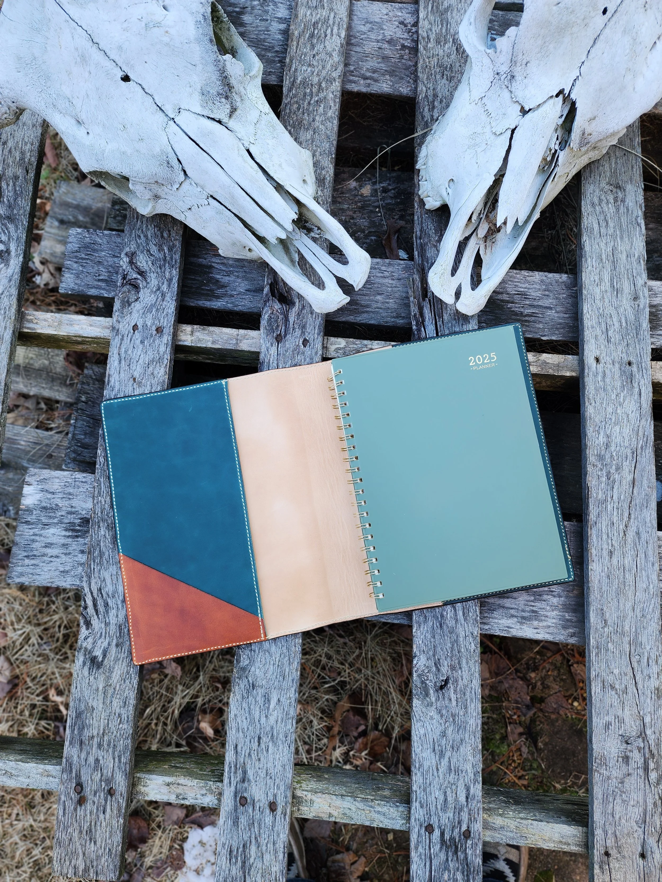 Leather Planner Cover