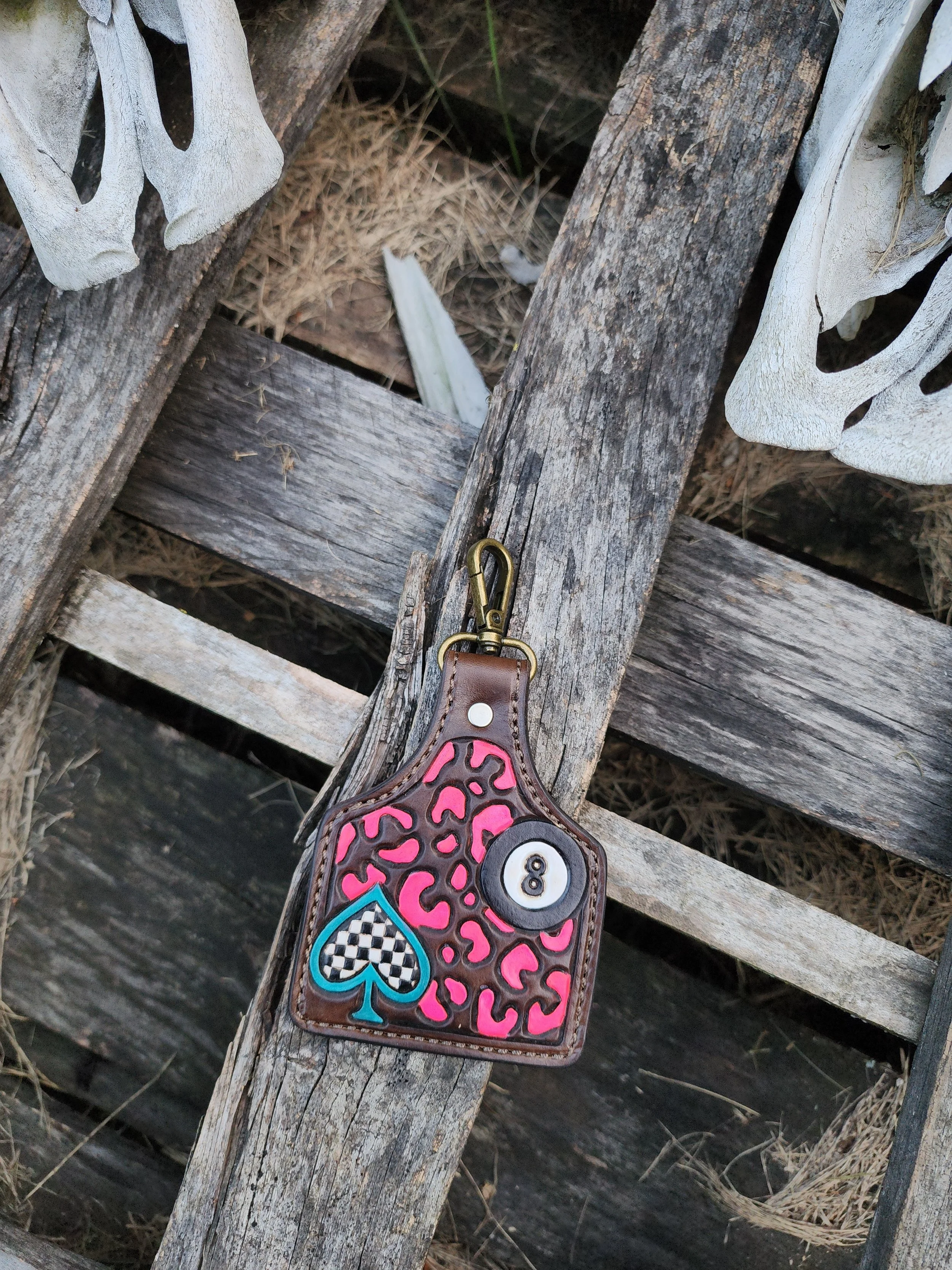 Cowtag Keychain