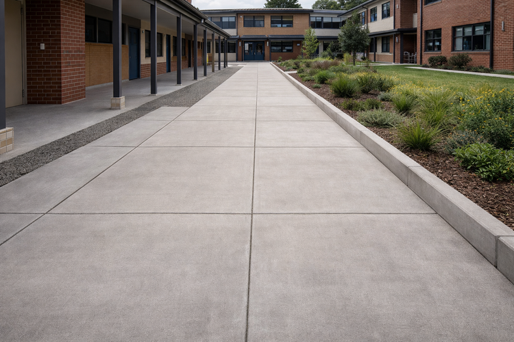 Concrete paths schools and strata Sydney