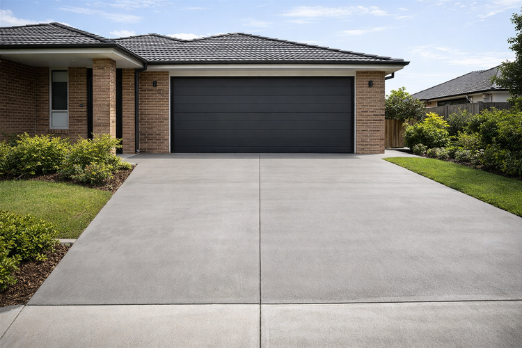 Concrete residential driveway Sydney