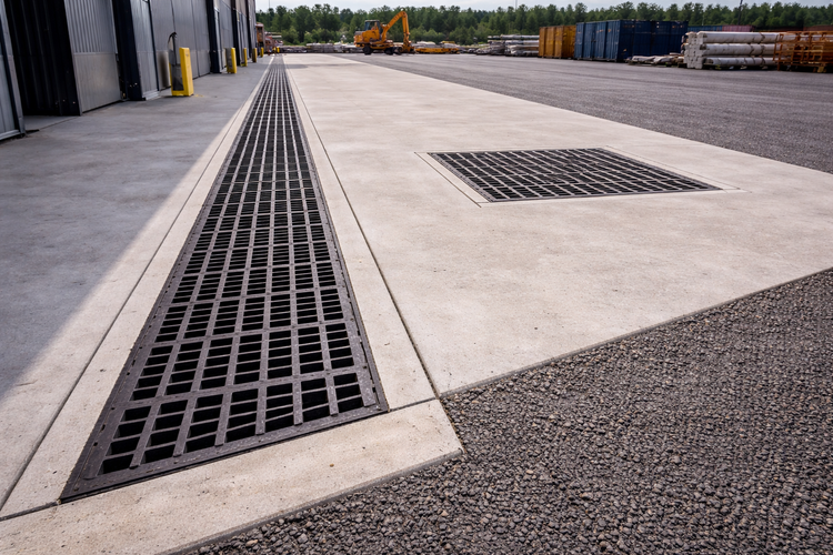 Concrete drains and grates Sydney