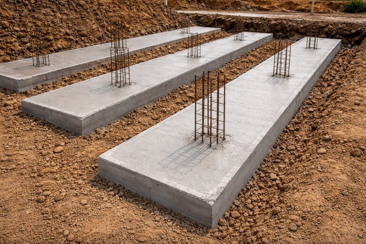 Concrete shed slab and footings Sydney