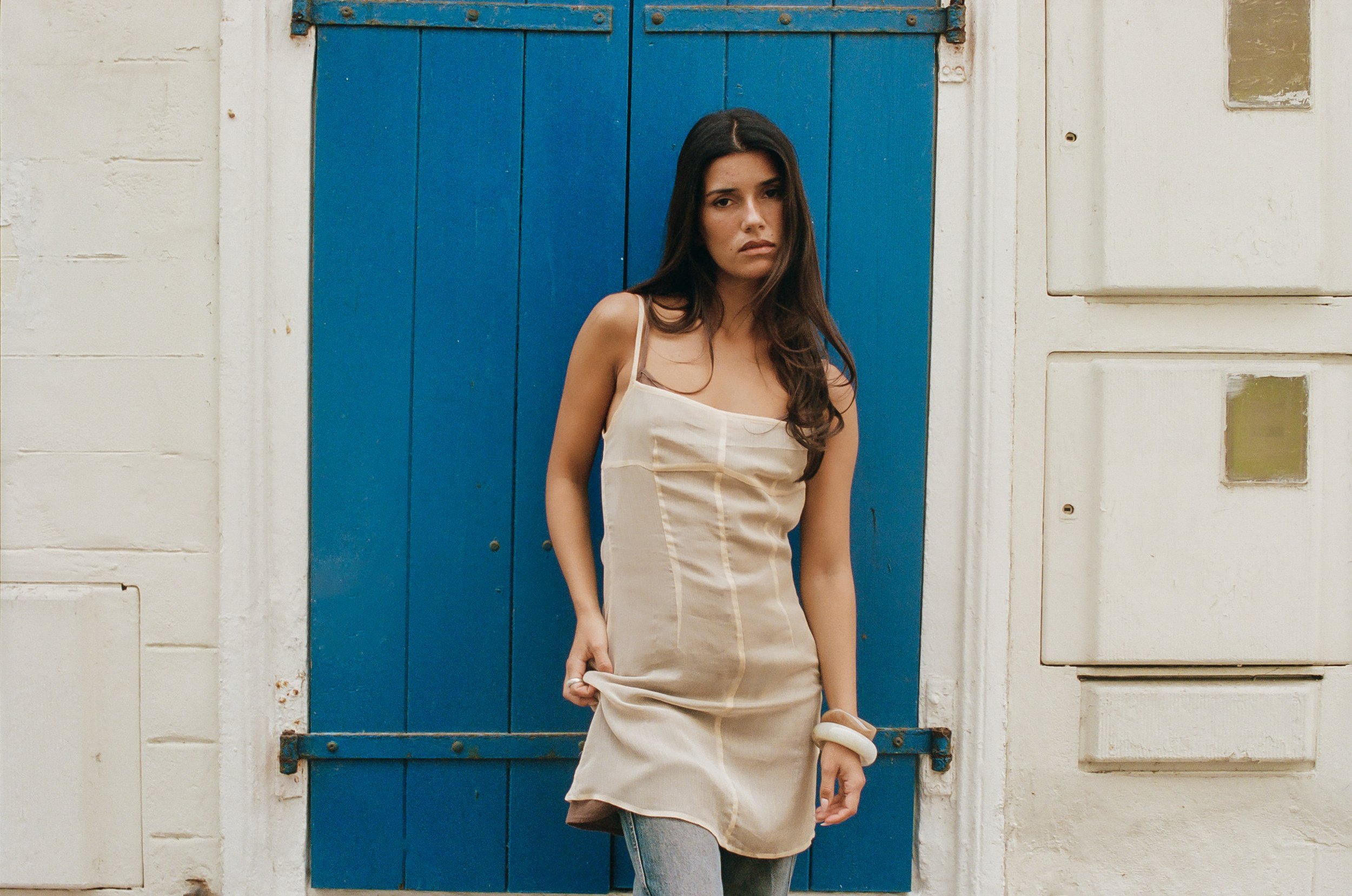 Fashion shoot for clothing brand Modalita Vacanza in Biarritz, South West France - Photographe de mode Biarritz et Cote Basque