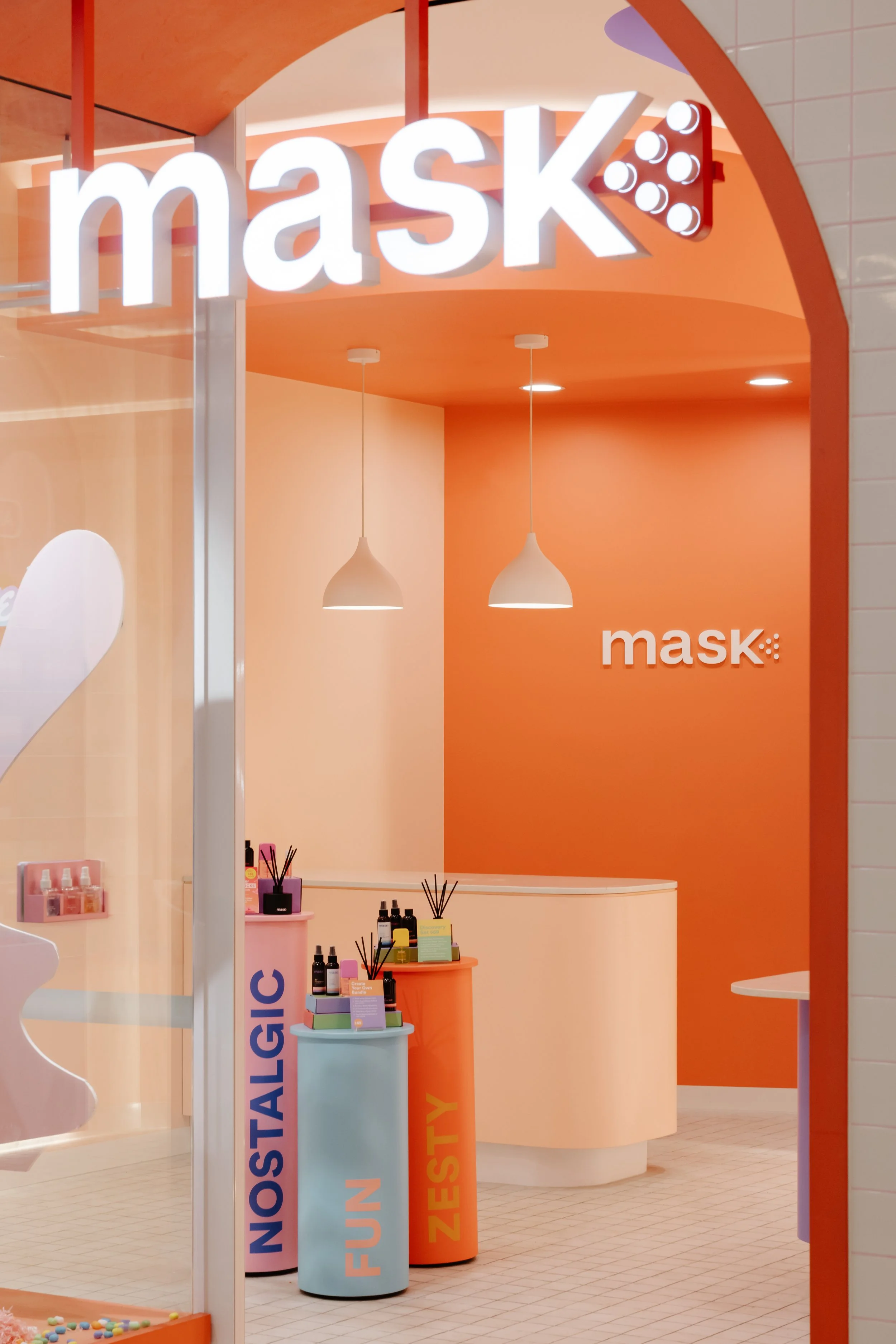 Mask Interior Photography at Pacific Fair Shop on the Gold Coast - Design by Jo Cutri Studio
