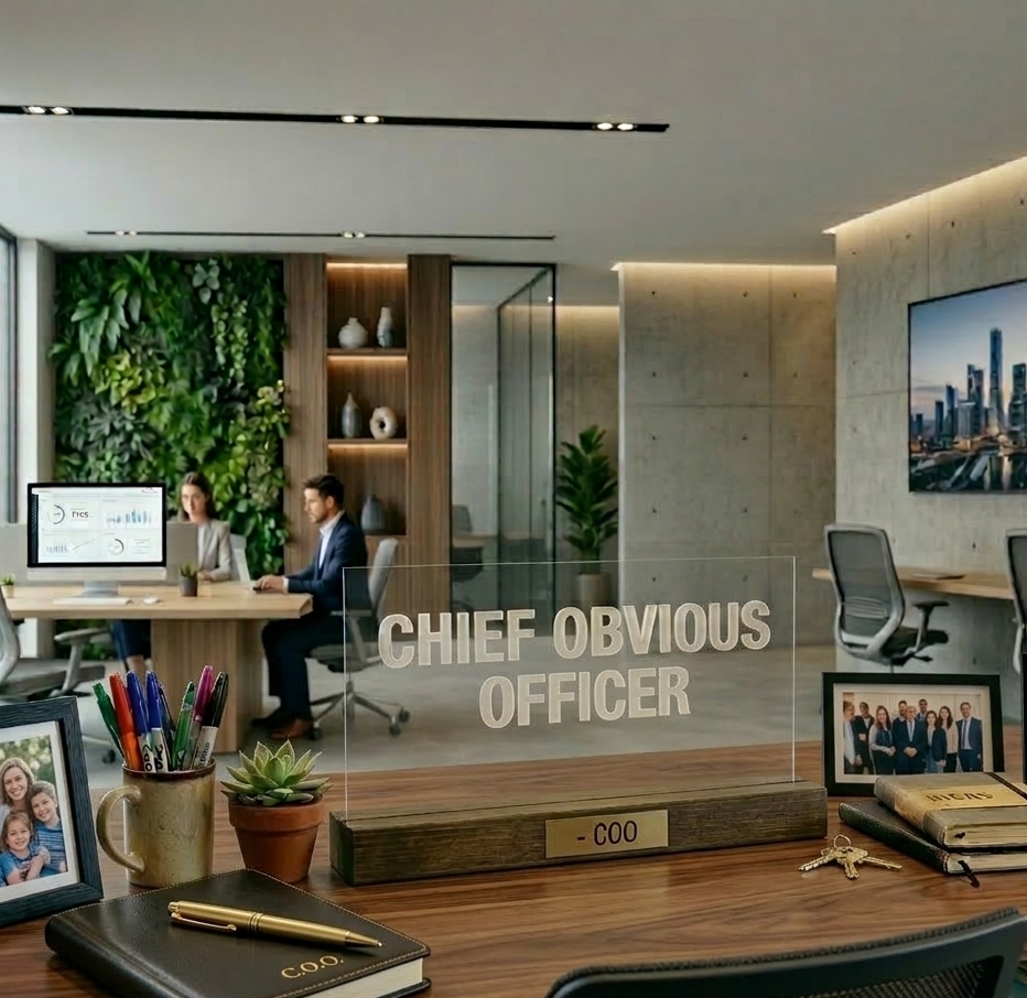 Teamership: COO stands for Chief Obvious Officer?