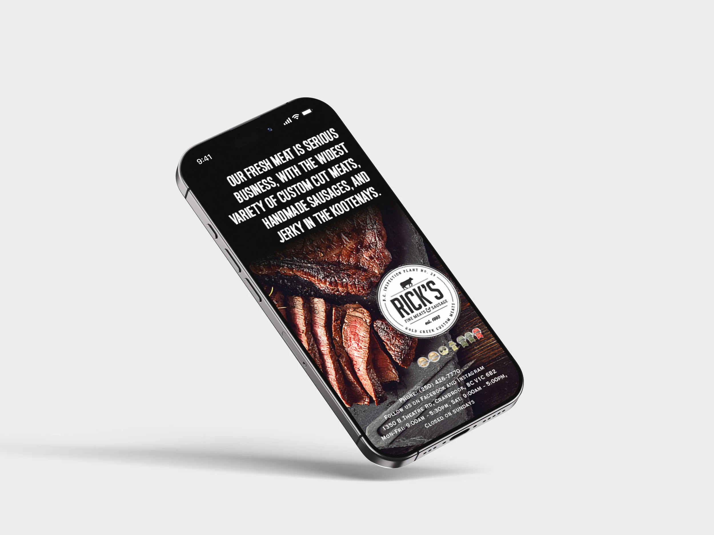 Rick's Fine Meats: Digital Ads