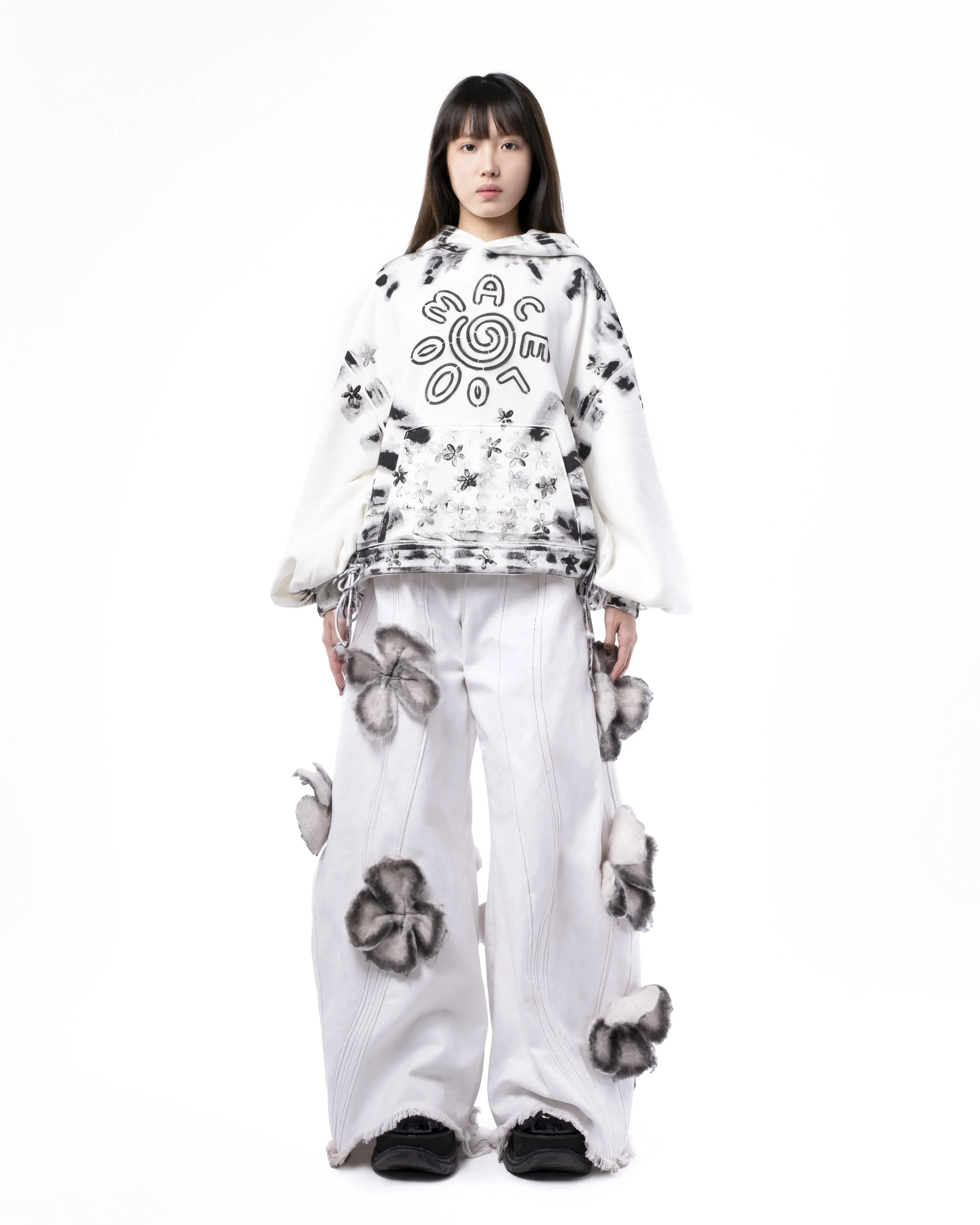 MACEL hoodie x DragonFlower Jeans