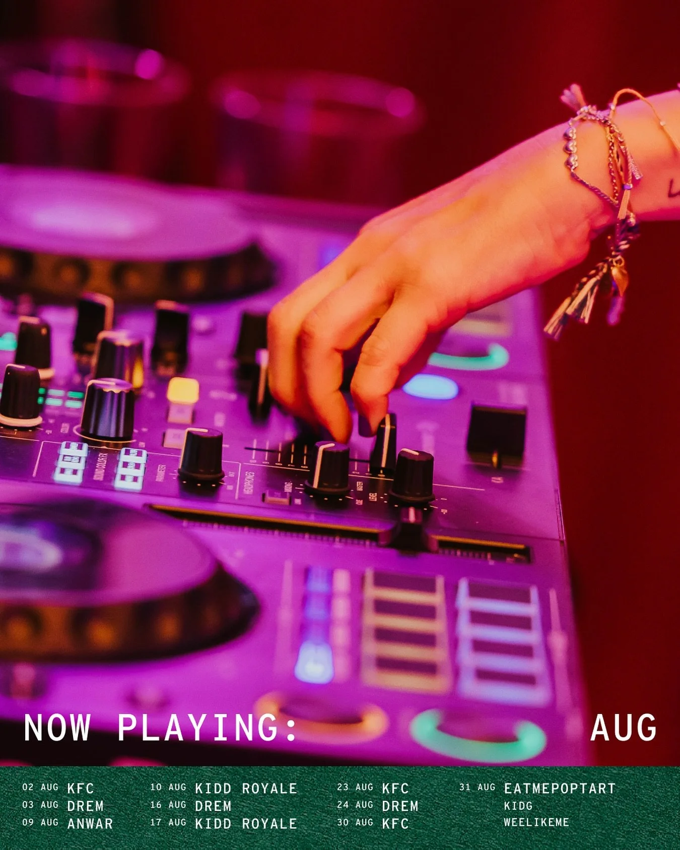 Attention! Strap on your dancing shoes and report to OverEasy this August for your national duty. The mission is simple&mdash;party as hard as you can. Plus, @eatmepoptart joins our ranks for an epic celebration to cap off the month.