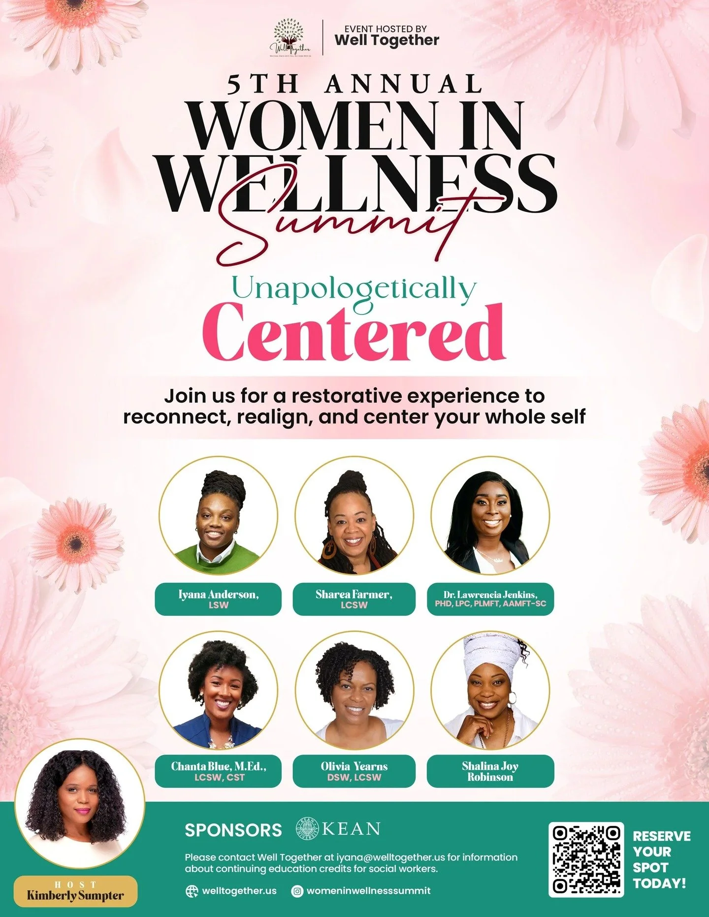 Sistahs Connect Radio is a proud sponsor of the 5th Annual @womeninwellnesssummit on Saturday, March 7th at Kean University in Union, NJ. It's a space for women to pause, reconnect, and prioritize their well-being without guilt or apology. This year&